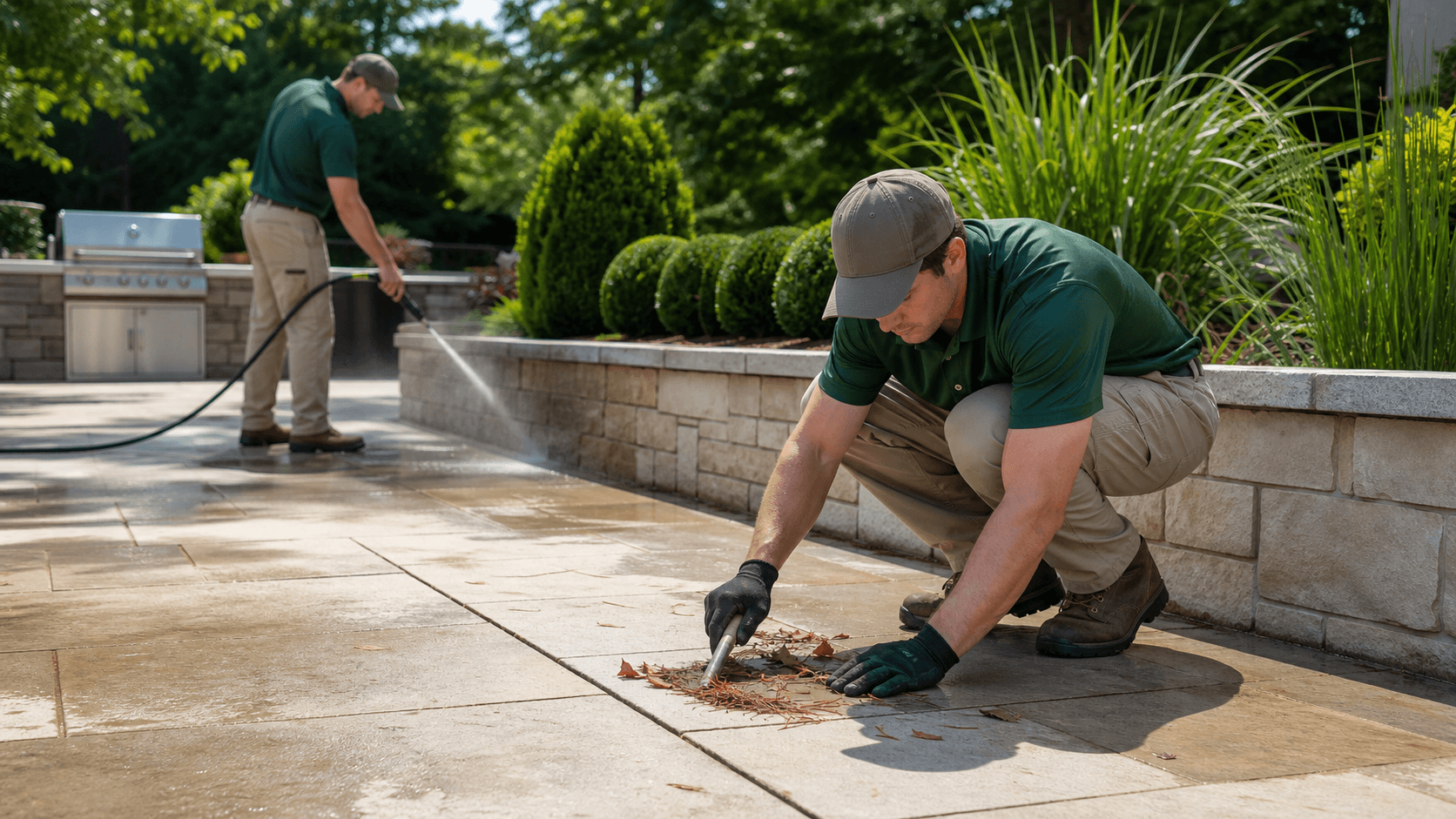 What Landscape Maintenance in Birmingham Really Means for Hardscapes
